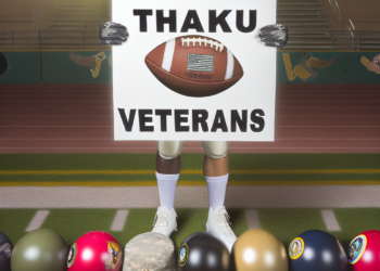 High School Football Players Support Veterans, Gaining New Perspectives