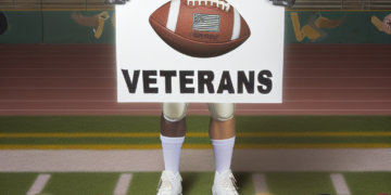 High School Football Players Support Veterans, Gaining New Perspectives