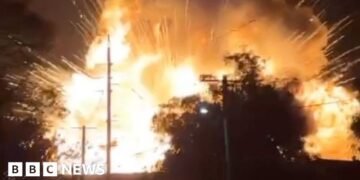 Massive Fireball Engulfs Sydney Waste Facility in Devastating Blaze