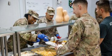 Military Sources Over 380,000 Pounds of Thanksgiving Food for Troops Globally