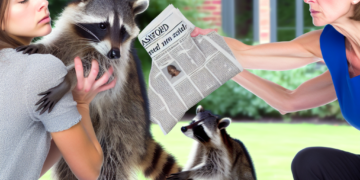 Mother Defends Daughter from Raccoon Attack in Ashford Incident