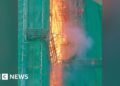 Video Captures Rapid Spread of Fire in Hong Kong Tower Block