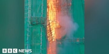 Video Captures Rapid Spread of Fire in Hong Kong Tower Block