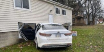 11-Year-Old Boys in Ohio Lead Police Chase in Stolen Car, Crash into Home