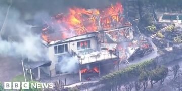 Australia Wildfire Destroys Homes as Emergency Services Battle Blaze