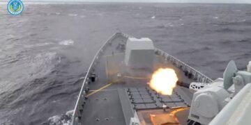 China Conducts Military Drills Near Taiwan to Deter External Interference