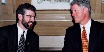 Clinton Advised Against Public Handshake with Gerry Adams, Documents Reveal