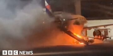 Fire Breaks Out on Plane in Brazil, Thick Smoke and Flames Engulf Aircraft