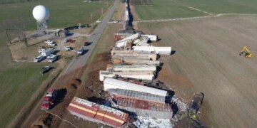 Kentucky Train Derailment: 31 Cars Off Track, Sulfur Leak Triggers Emergency Response