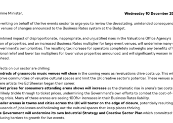 Live Music Venues Caution Sir Keir Starmer on Budget Tax Changes Impact