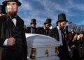 Mock Funeral for Penny Held at Lincoln Memorial After Production Wraps Up