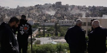 Palestinians Observe Demolition of Homes by Israeli Bulldozers in West Bank
