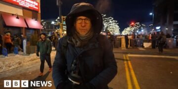 BBC Coverage of Protests Near Site of Alex Pretti's Fatal Shooting
