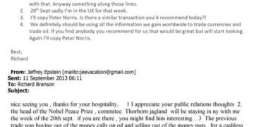 New Emails Reveal Branson's Advice to Epstein on PR and Personal Matters