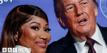 Nicki Minaj Declares Herself Trump’s 'Number One Fan' with Gold Visa Card Display