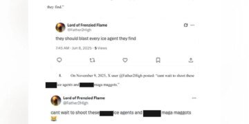 Ohio Man Charged with Online Threats Against Federal ICE Agents, Found with Firearms