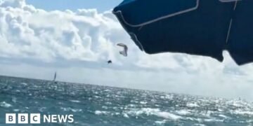 Paraglider Survives 500ft Plunge into Ocean After Equipment Failure