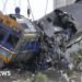Residents recount chaos as crane collapses onto moving train