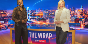 Sky News Launches Late-Night Show 'The Wrap' with Hosts Anna Botting and Gillian Joseph