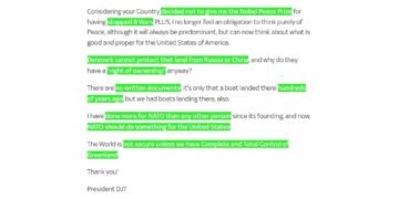 Trump's Letter to Norway on Greenland Sparks Diplomatic Discussion