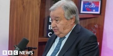 US Prioritises Power Over International Law, UN Chief Tells BBC