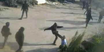 Video Emerges of Masked Settlers Assaulting Palestinian Man in West Bank