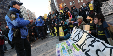 Thirteen Arrested at Columbia University Anti-Immigration Protest
