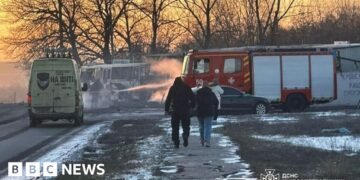 Twelve Dead in Russian Strike Near Bus in Ukraine, Reports Official Statement